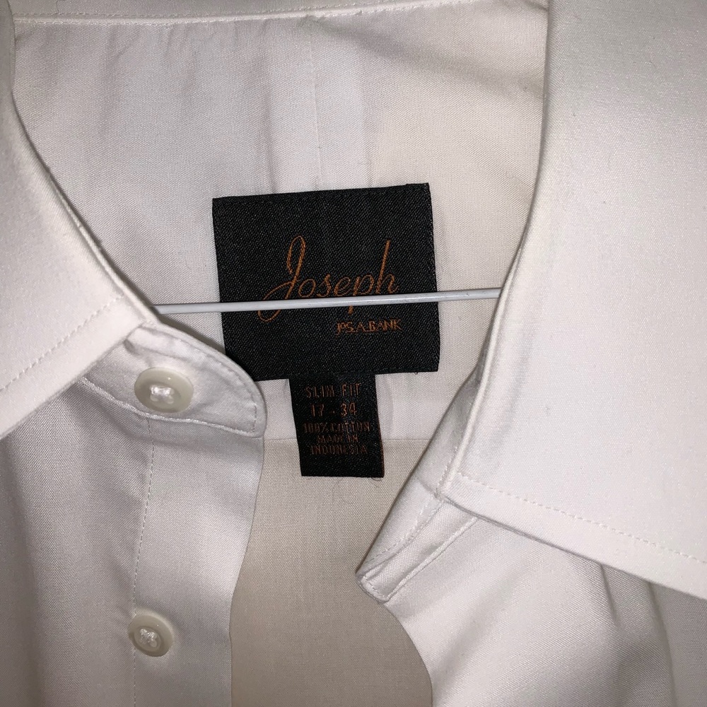 White JoS. A. Bank Button-Down Shirt